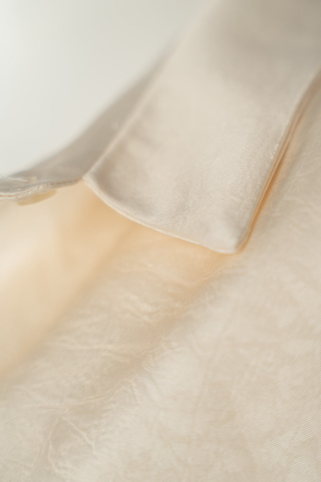 Cream Satin Shirt