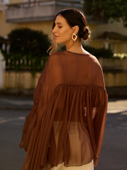 Blusa Boho Chocolate