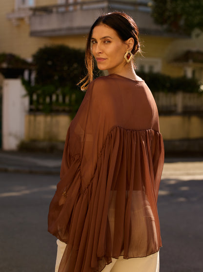 Blusa Boho Chocolate