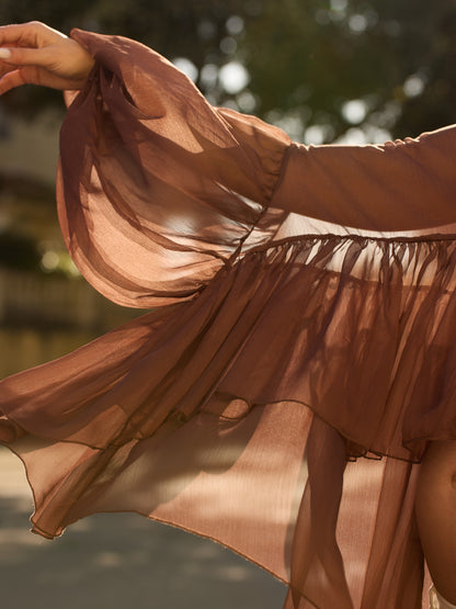 Blusa Boho Chocolate