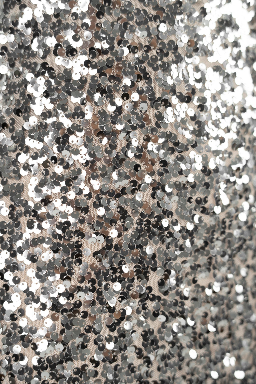 Short Silver Sequin Dress