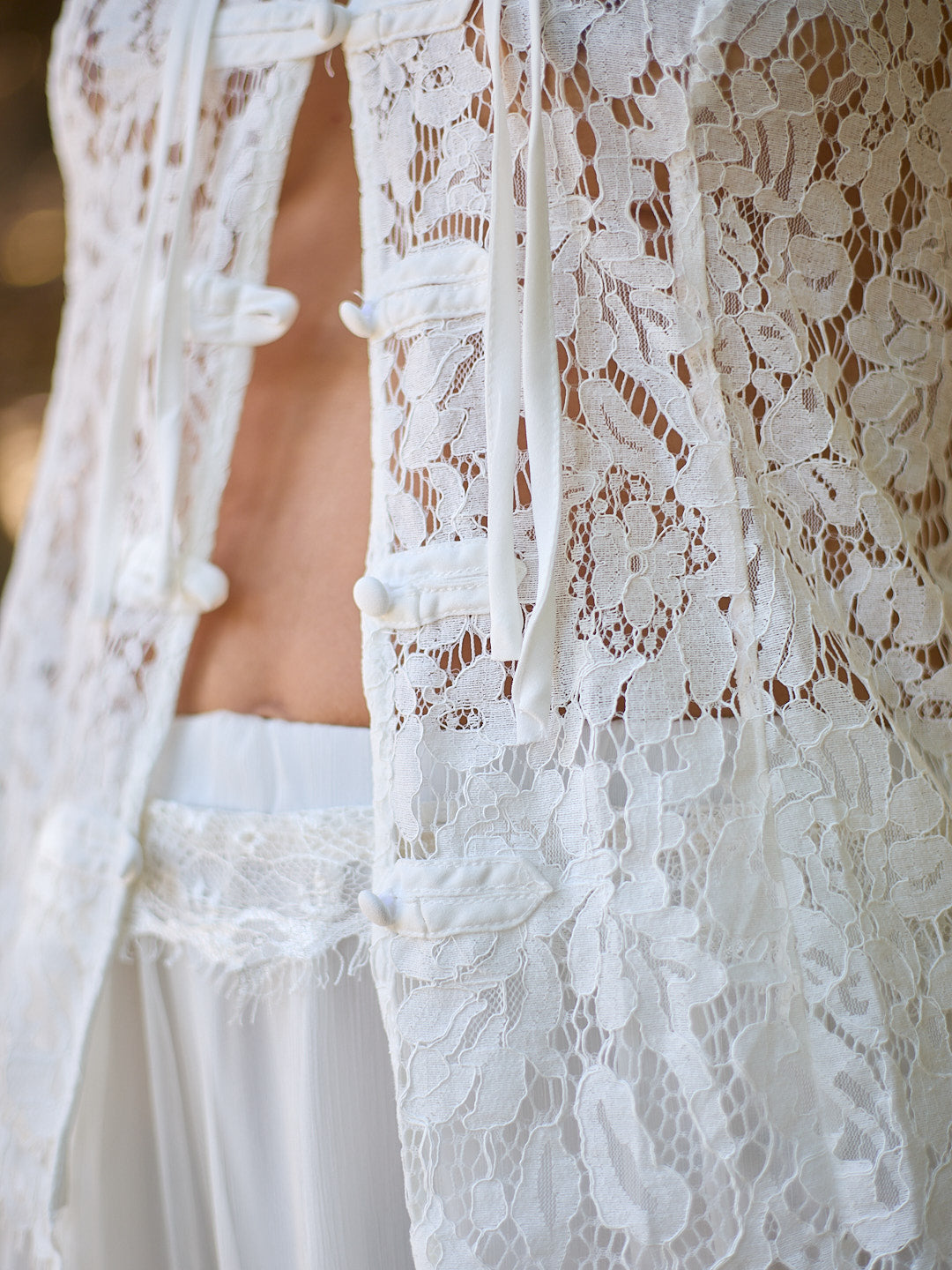Top Halter Renda Branco