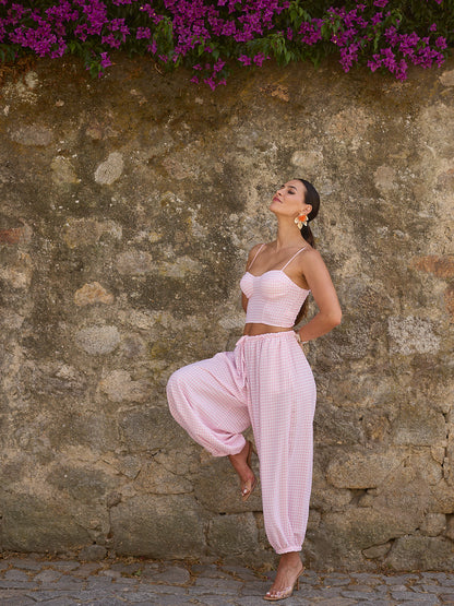 Conjunto Xadrez Rosa