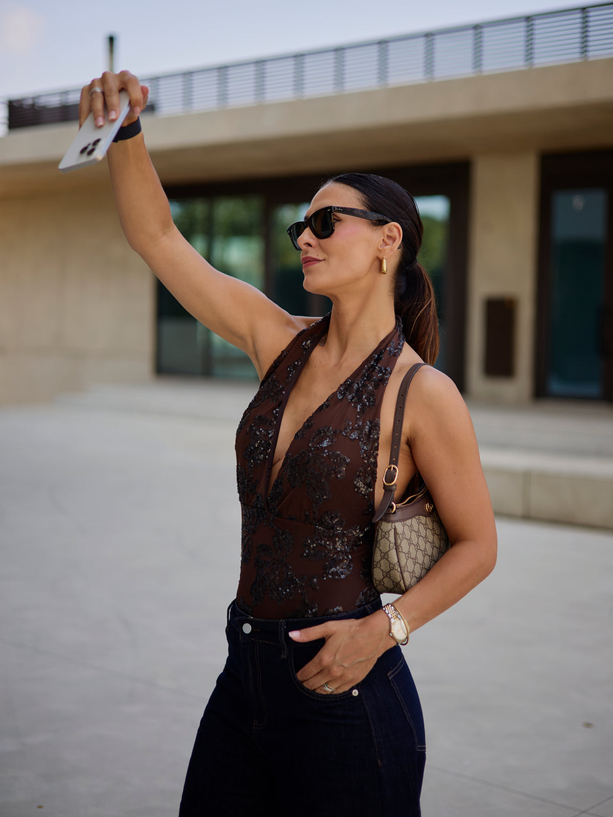 body à paillettes