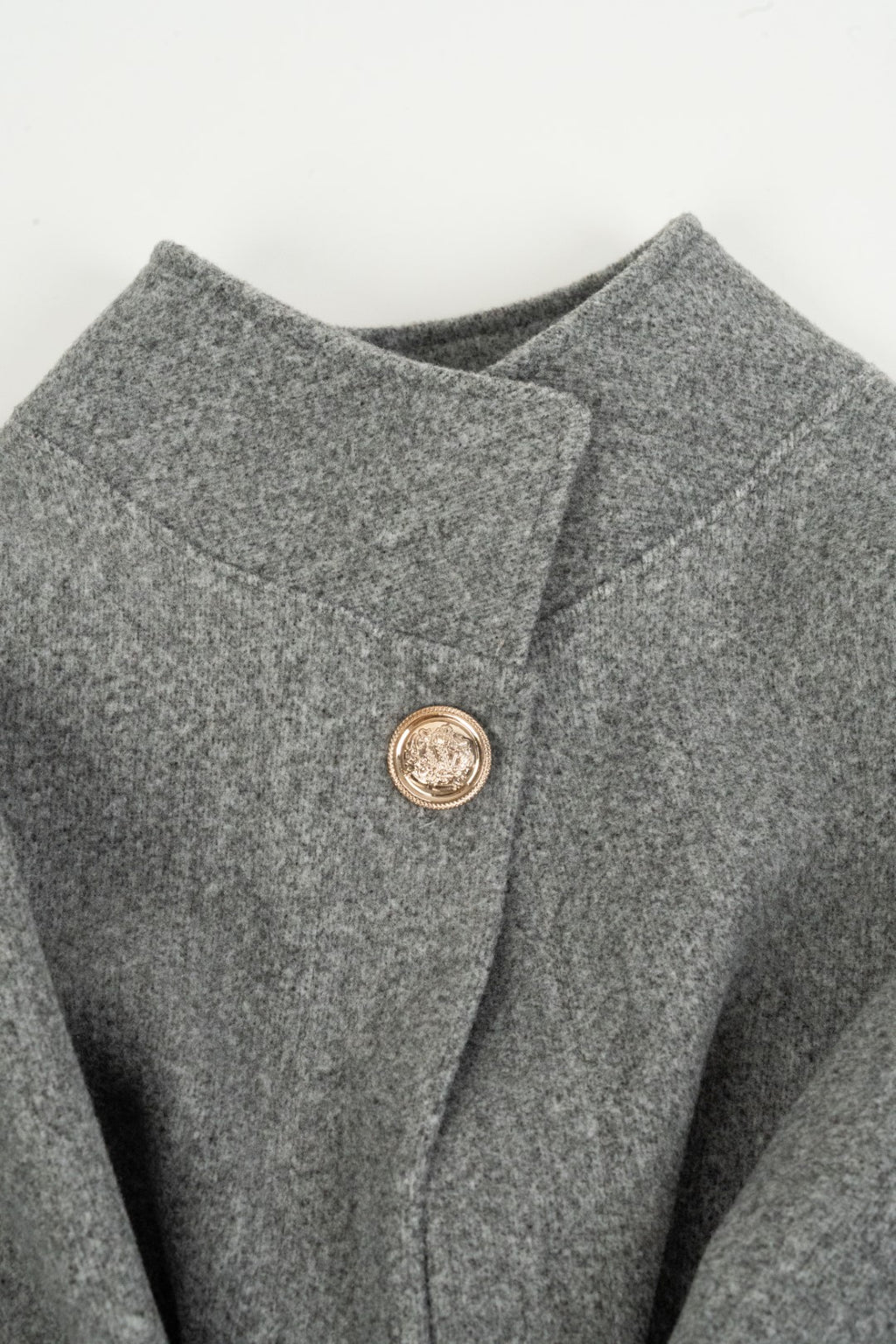 Mantello con cintura inclusa, Grigio