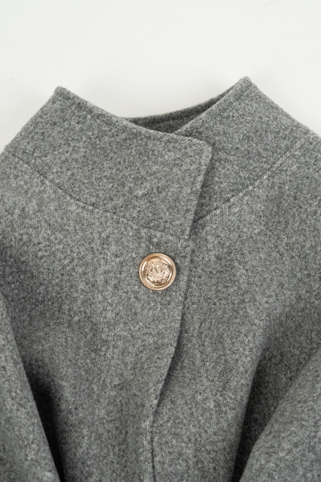 Mantello con cintura inclusa, Grigio
