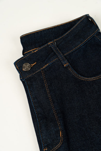 Calças Wide Leg Push Up Ganga Escura