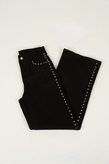 Calças Tachas Pretas