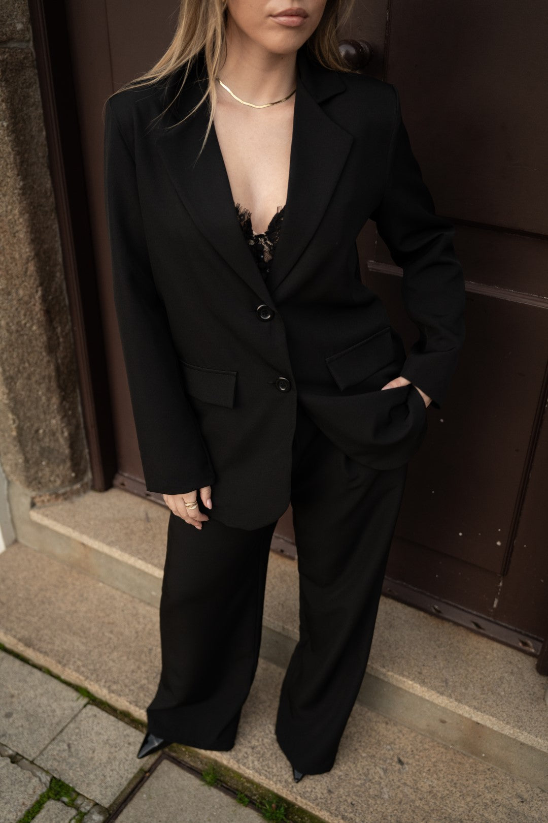 Black Oversized Suit