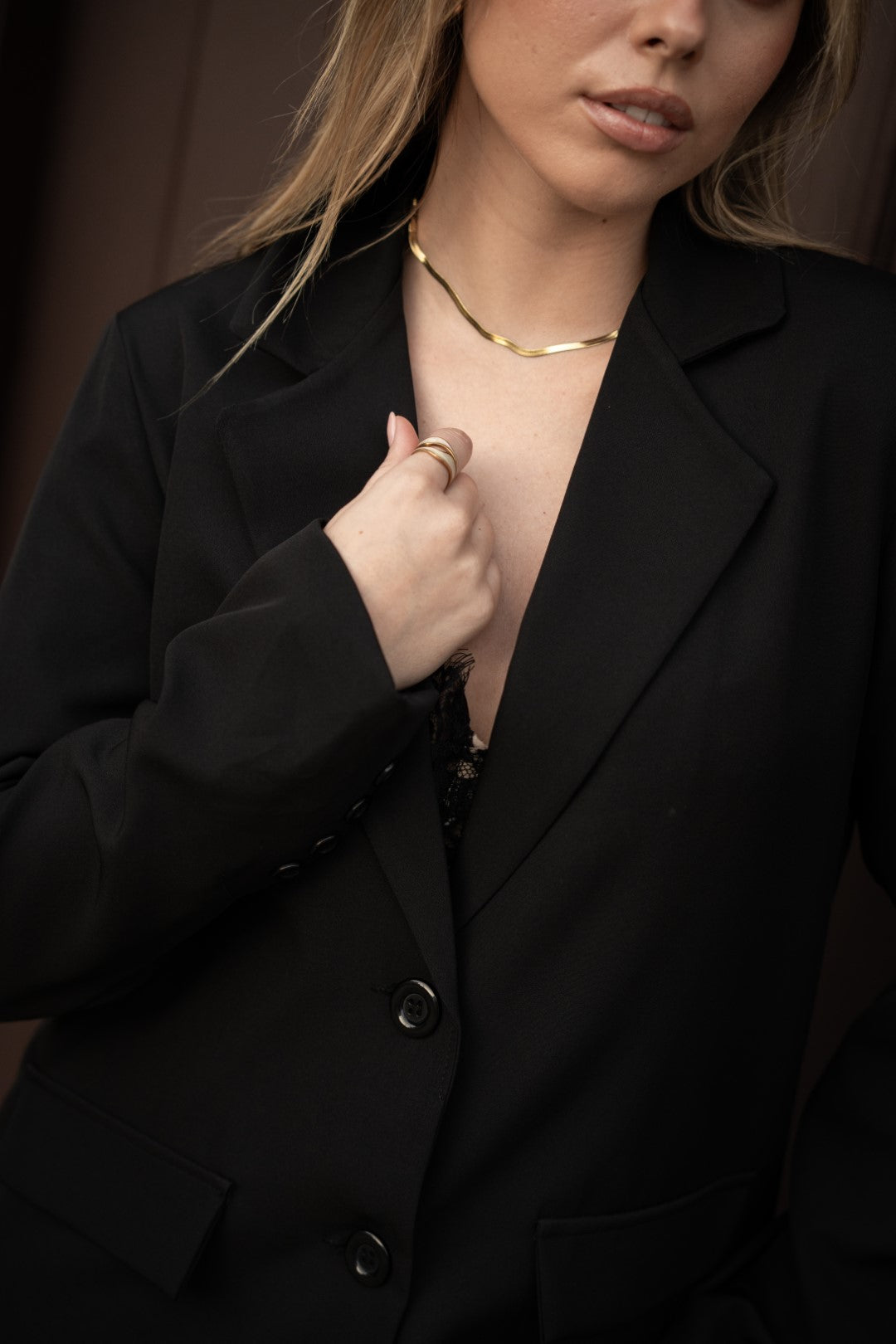 Black Oversized Suit