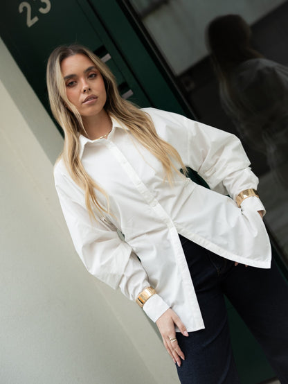 Camisa Cintada Branco