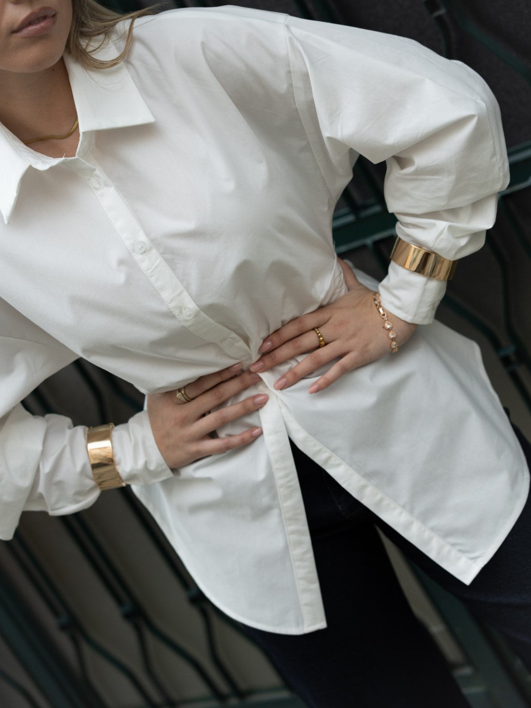 Camisa Cintada Branco