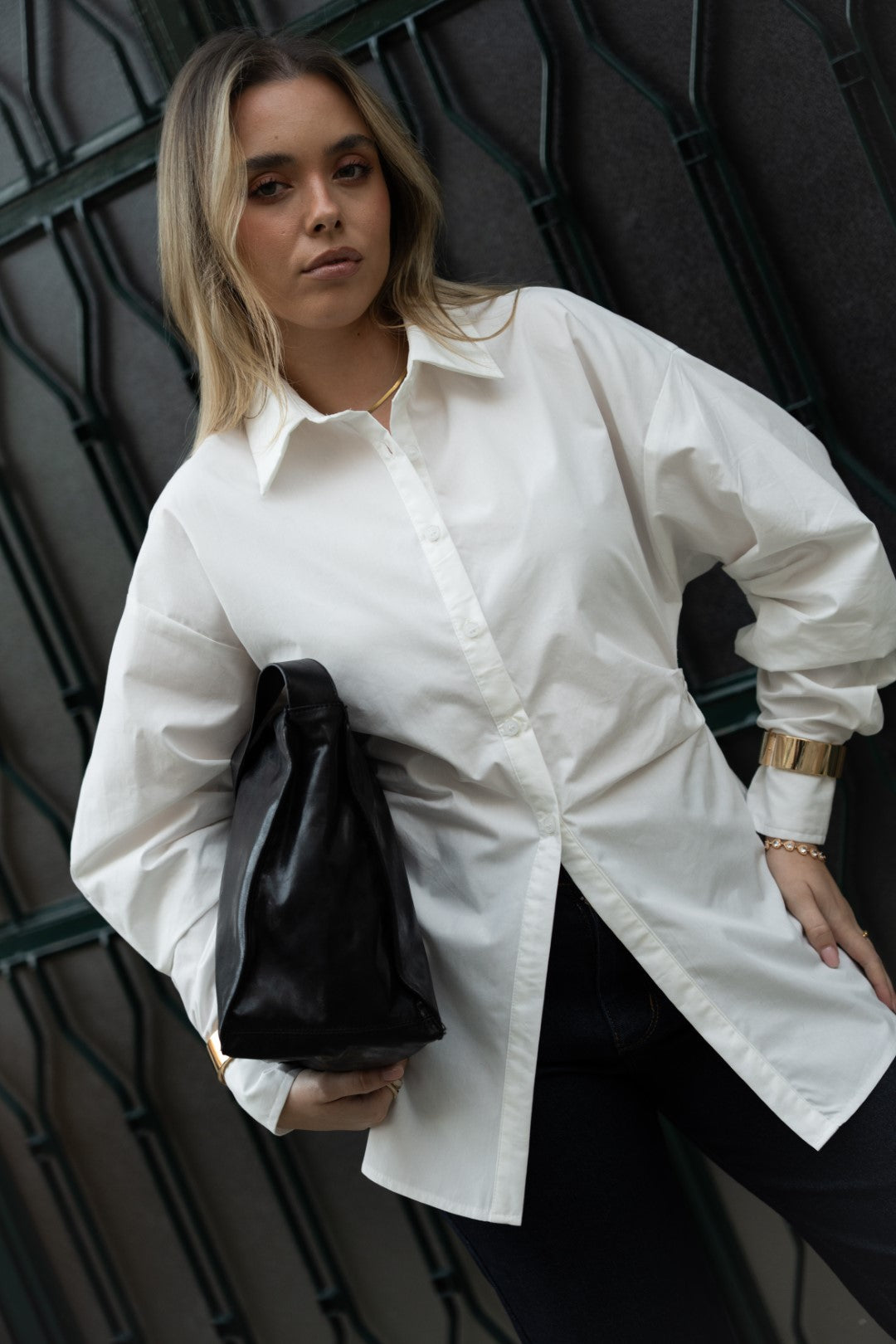 Camisa Cintada Branco