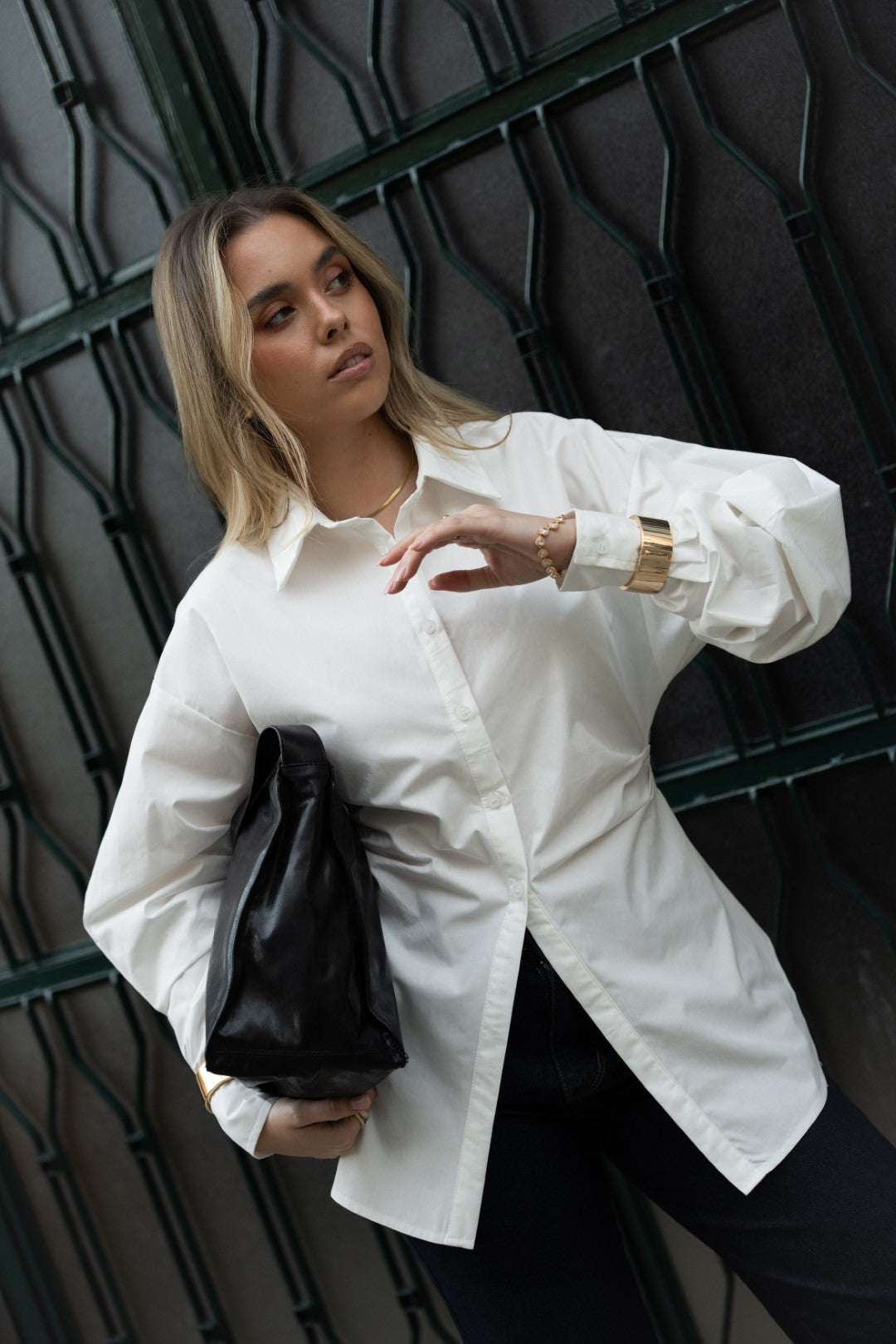 Camisa Cintada Branco