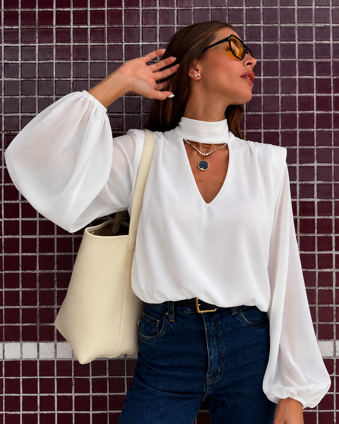 Body Blusa Decote V