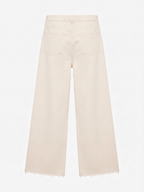 Calças Wide Leg Bege