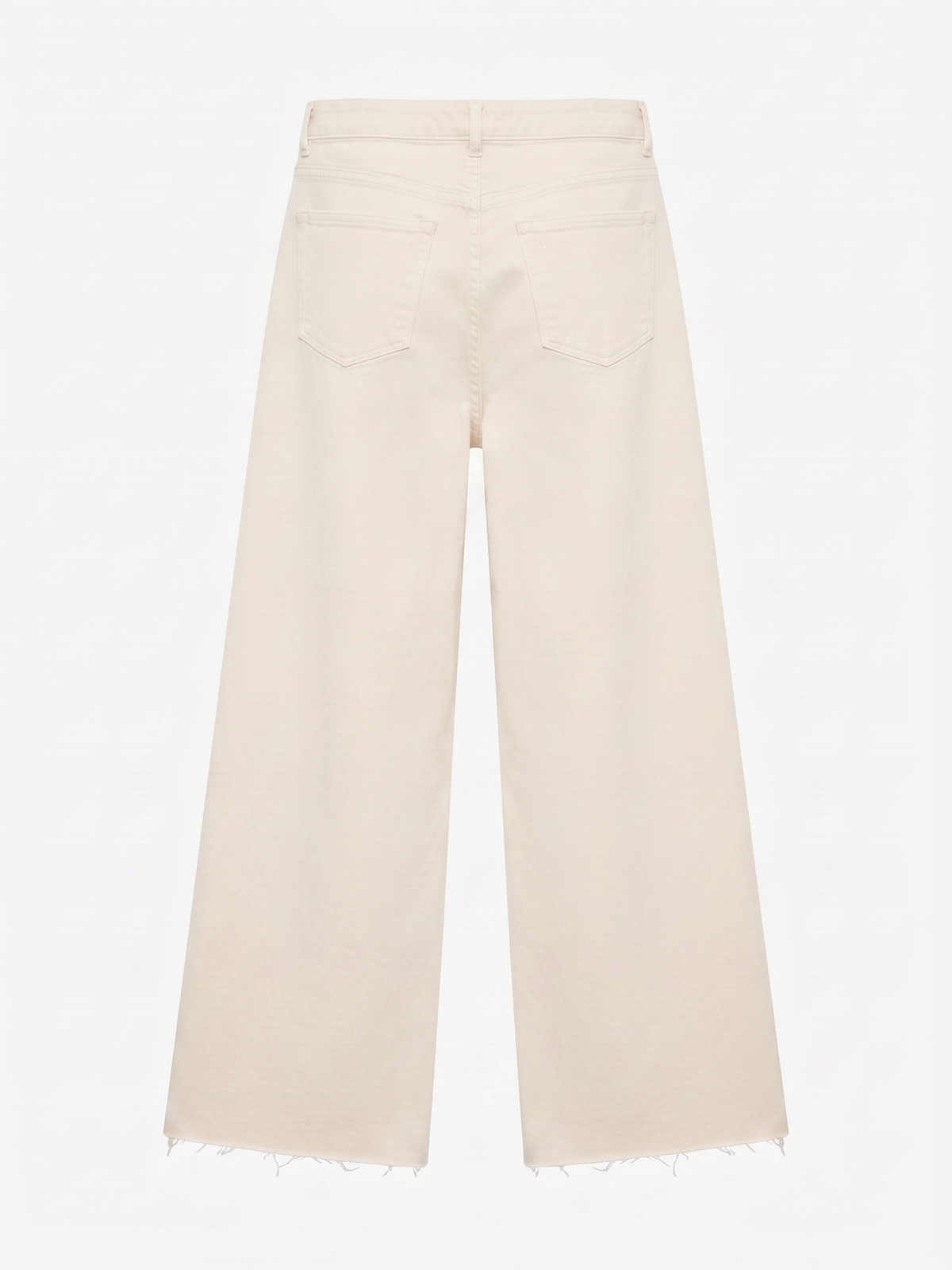 Calças Wide Leg Bege