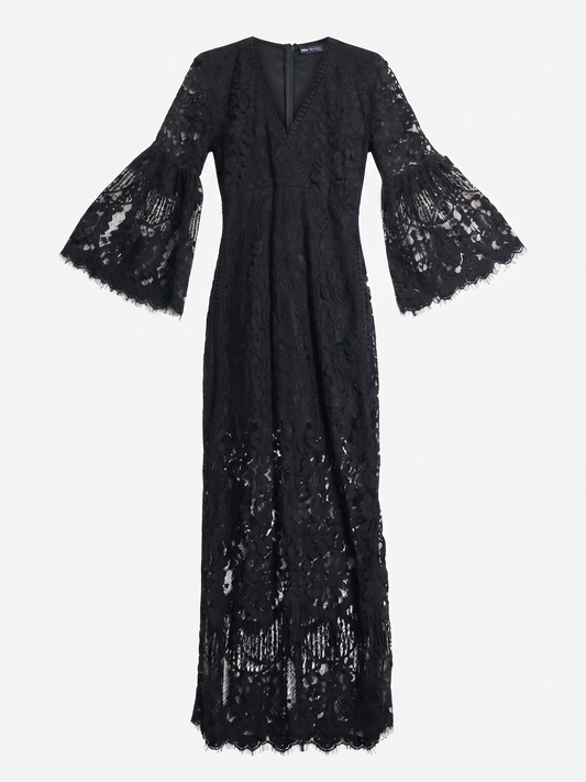 Vestido Renda Preto