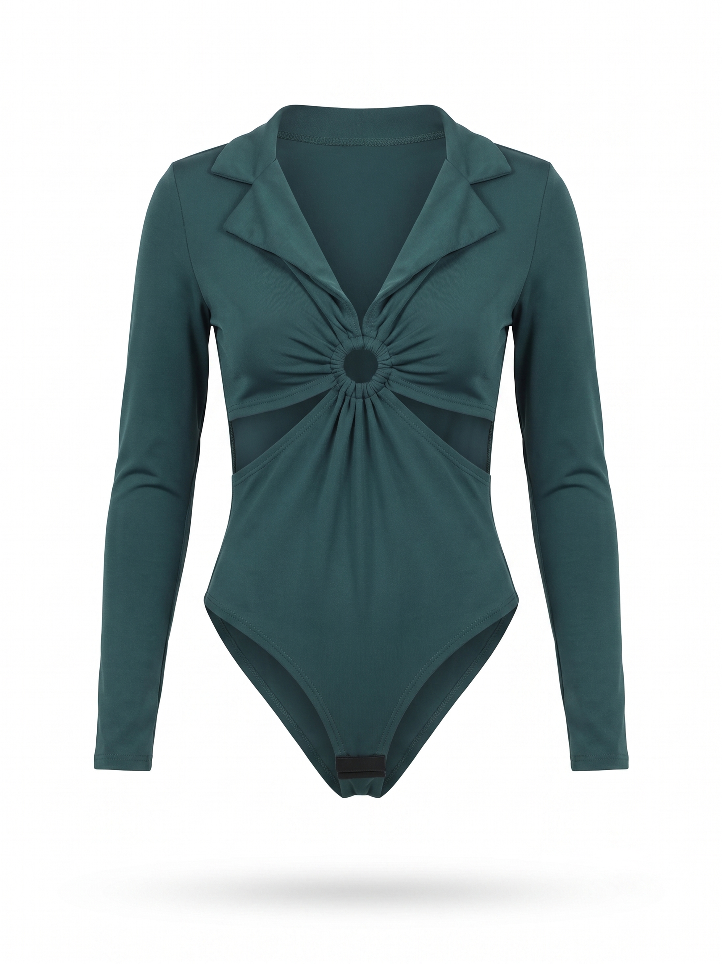 Body Manga Comprida Verde