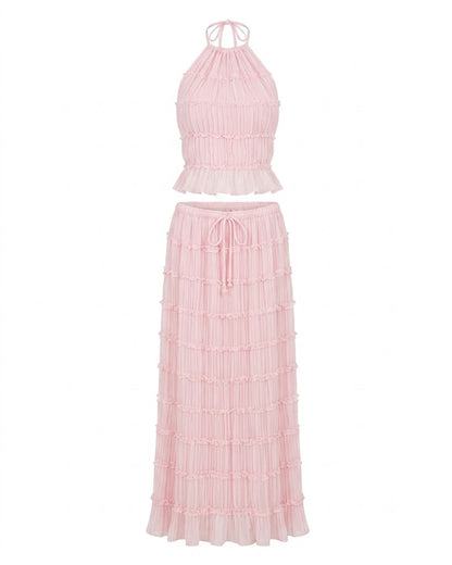 Conjunto Santorini Rosa Pastel