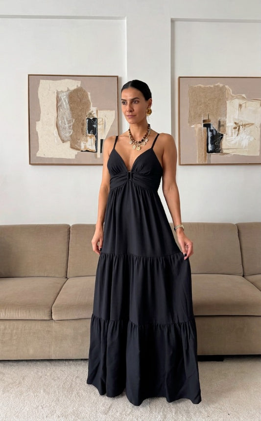 Vestido Moretti Preto