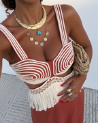 Trapani Dress Terracota