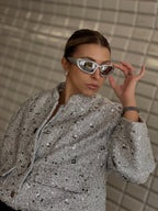 BOMBER JACKET PRATA VISTA DE FRENTE 8
