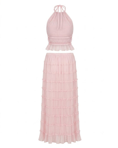 Conjunto Santorini Rosa Pastel