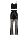 Conjunto Lantejoulas Preto