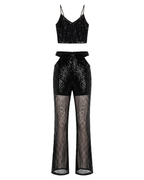 Conjunto Lantejoulas Preto