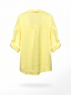 Ensemble chemise en lin jaune