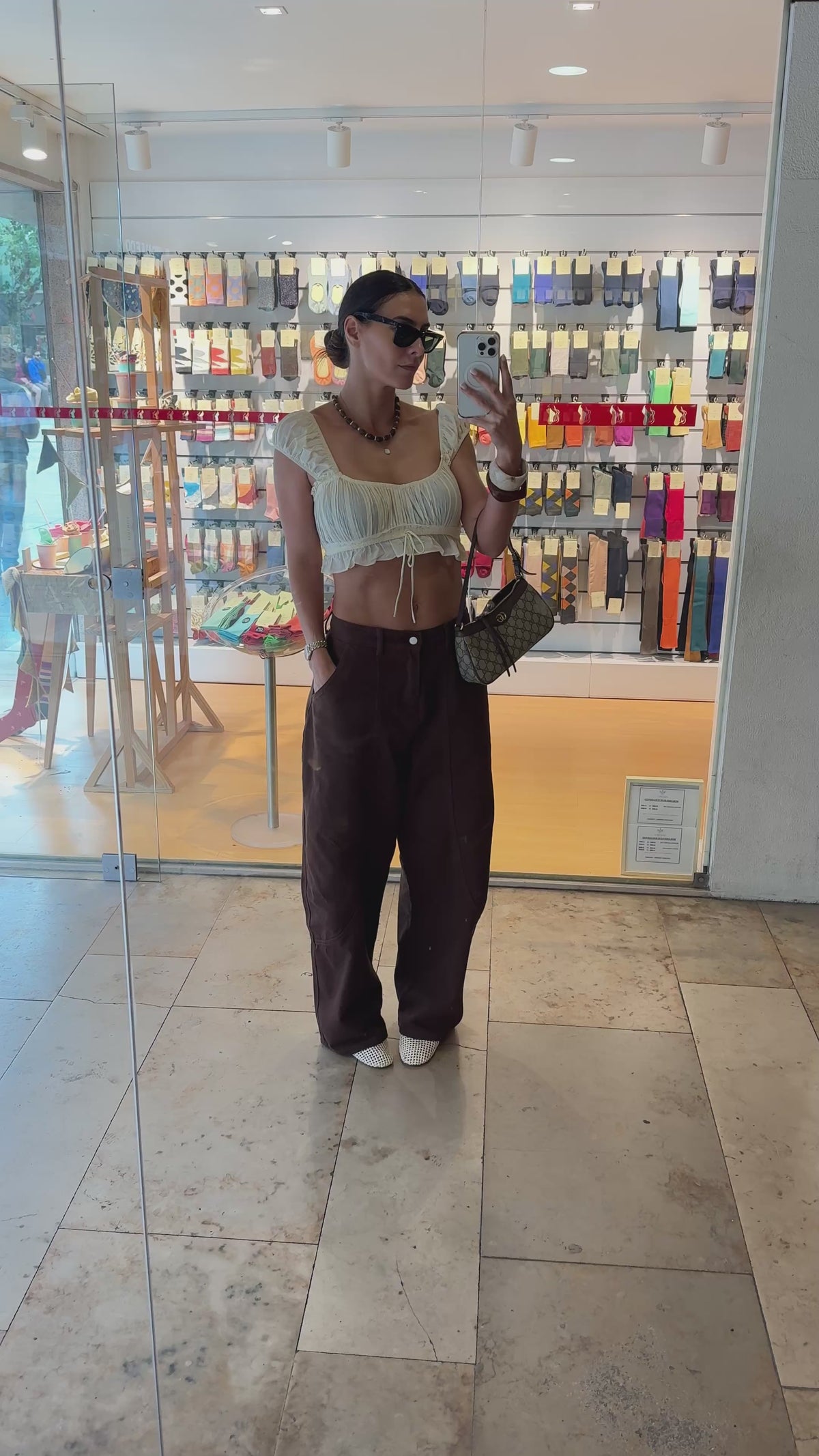 Crop top bohème