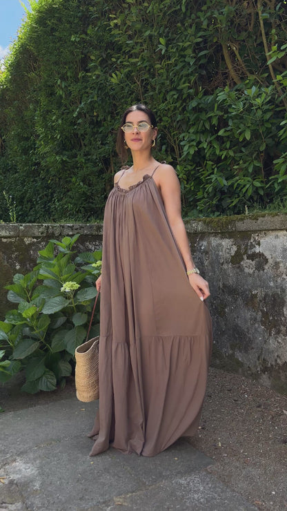 Robe Cate marron