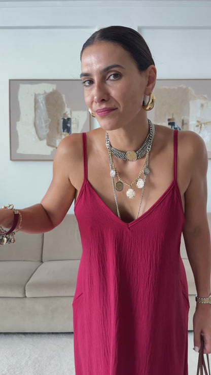 Vivetta Bordeaux Dress
