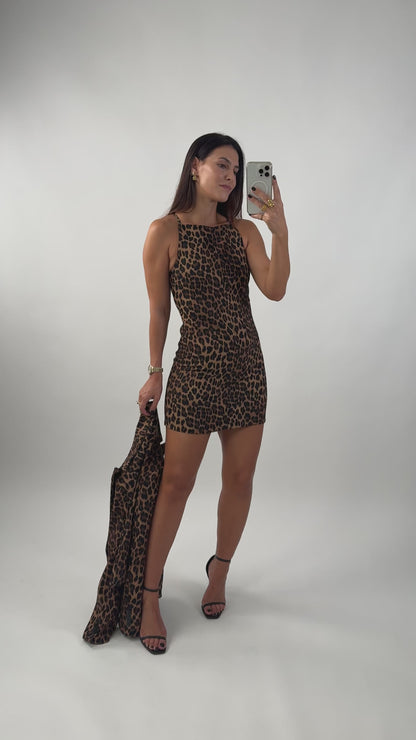 Vestido Print-Animal