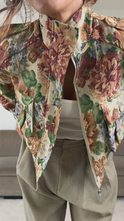 Taupe Pantaloon Style Trousers