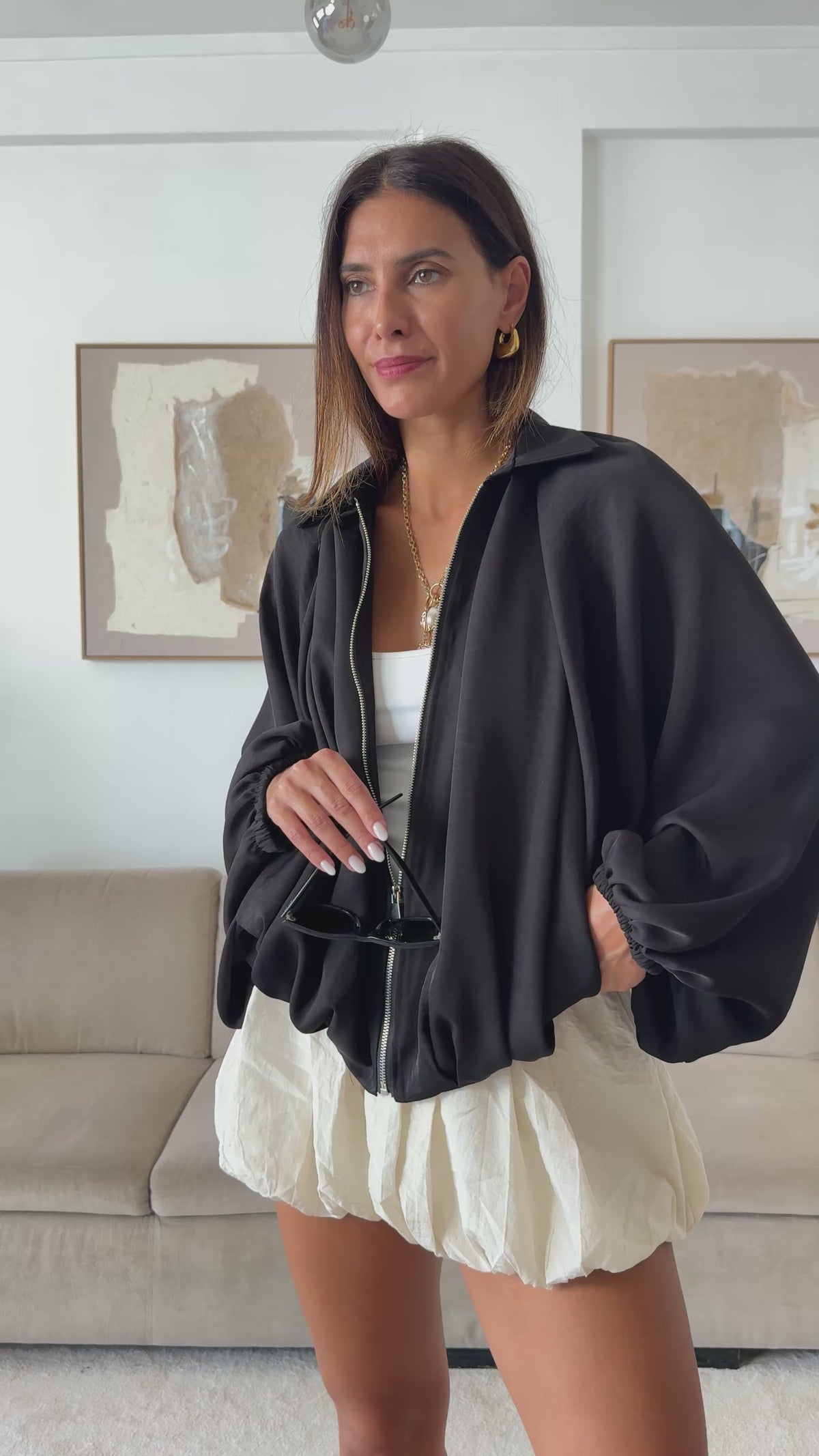 Bomber Bat Preto