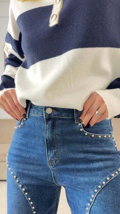 Studded Jeans