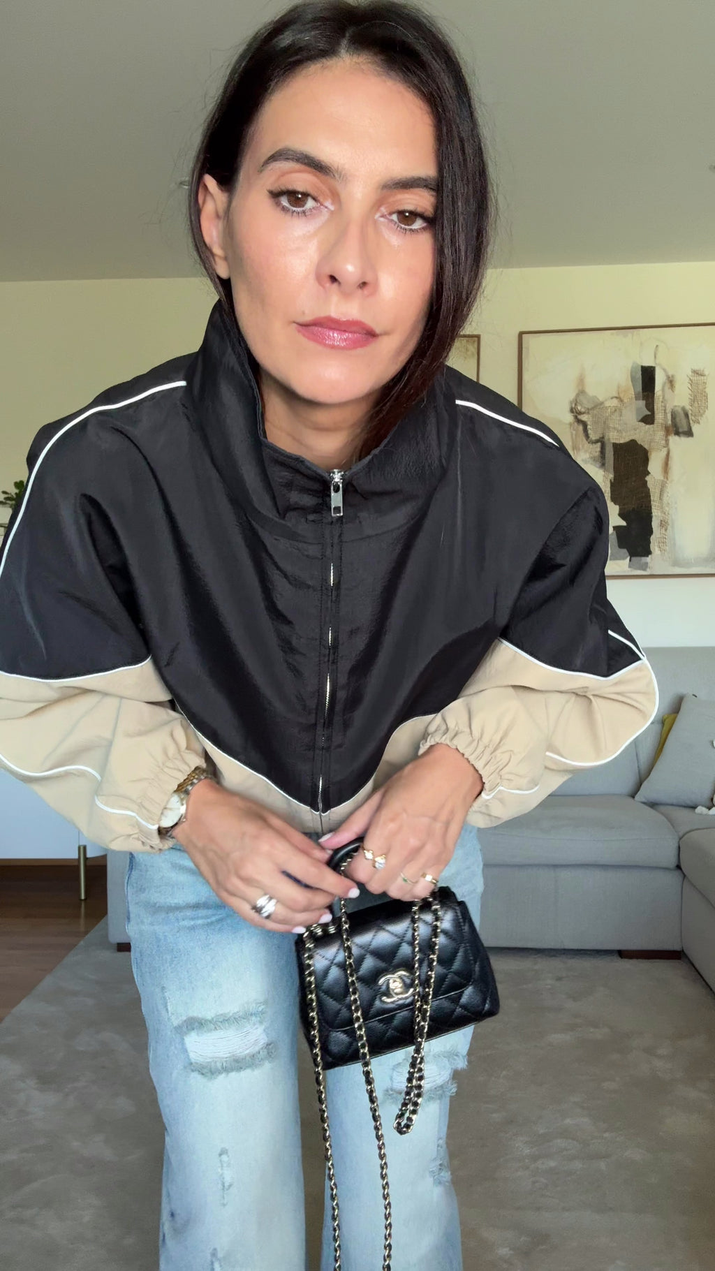 Bomber two tone