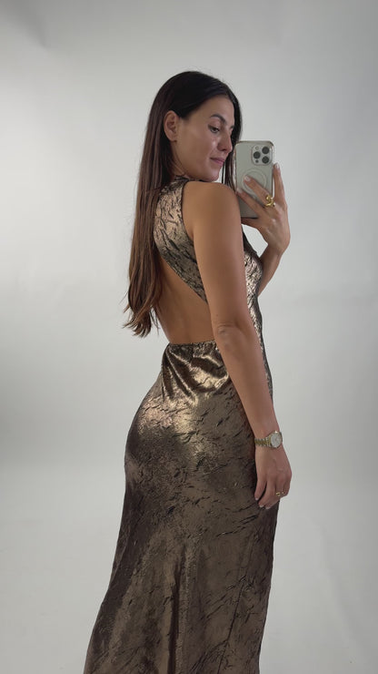 Vestido Bronze