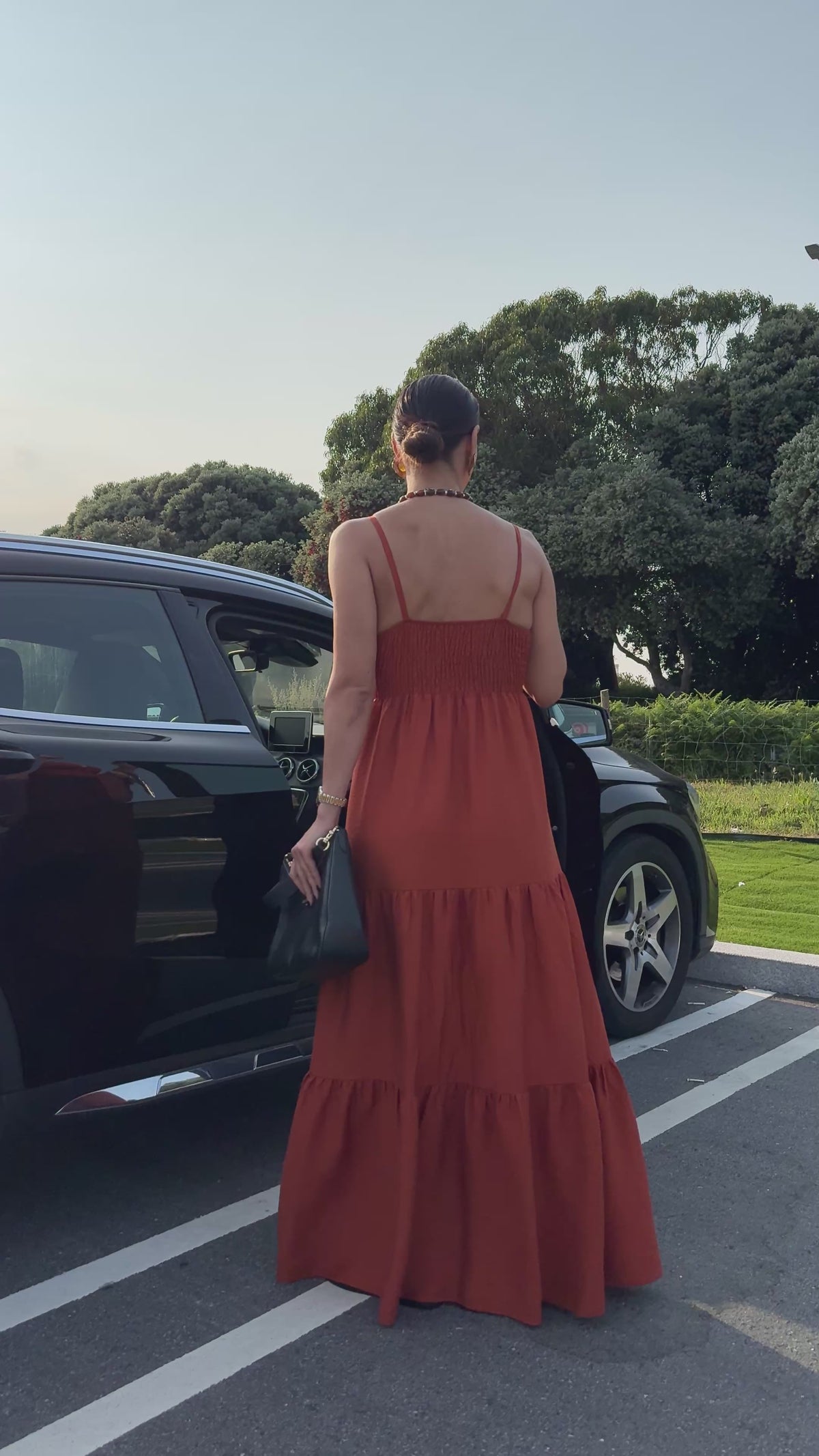 Vestido Moretti Tijolo