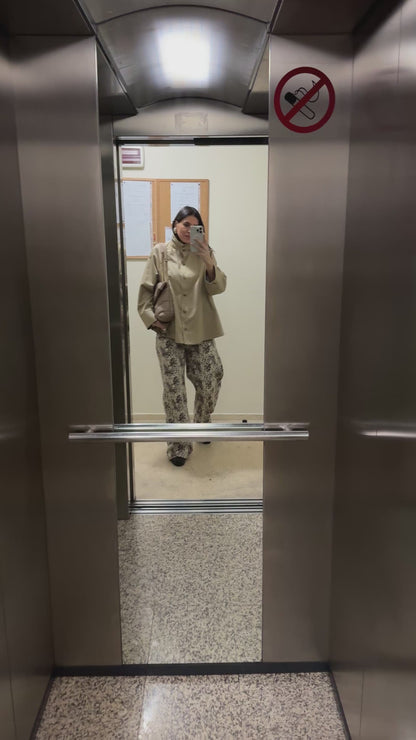 Pantalones de leopardo con globos