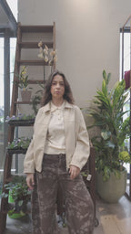 Blusão Ecopele Bege