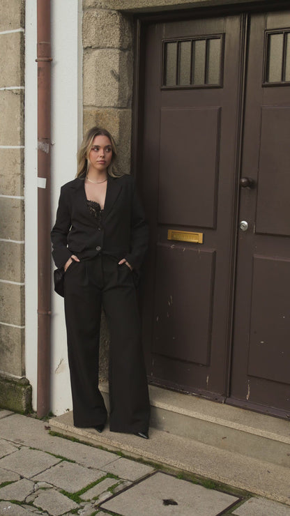 Black Oversized Suit