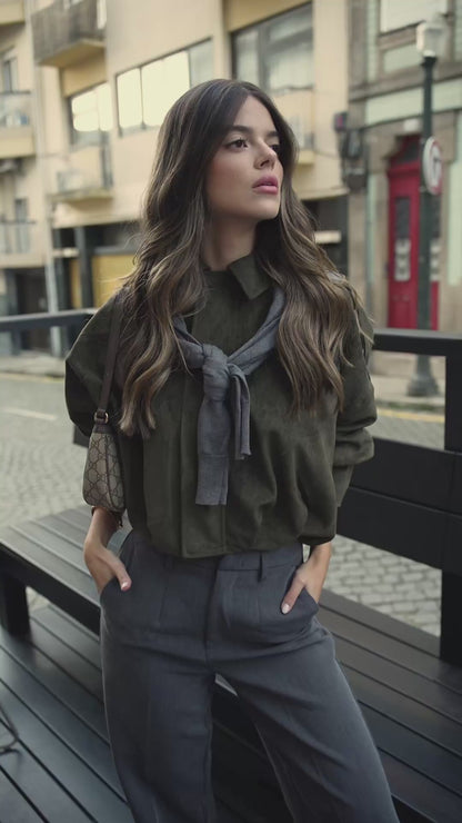 Gray Tailored Trousers