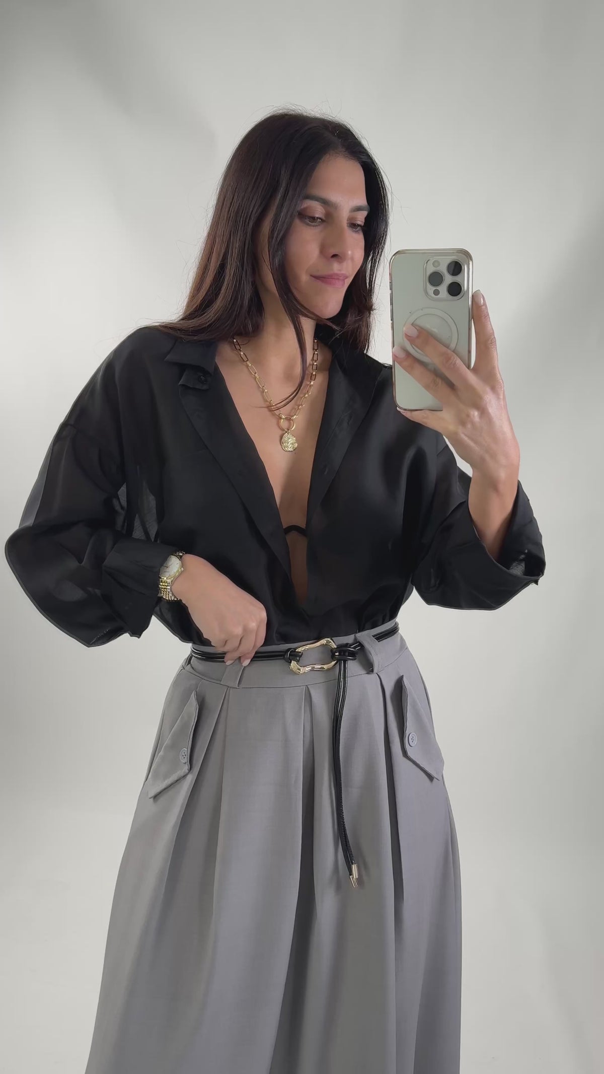 Chemise Effet Organza Ware