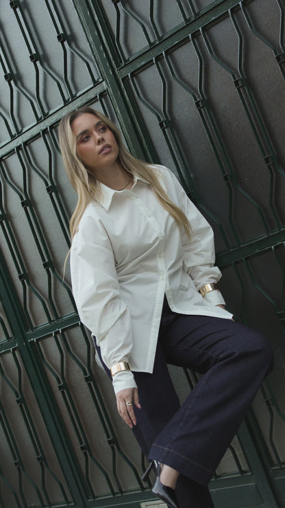 Camisa Cintada Branco