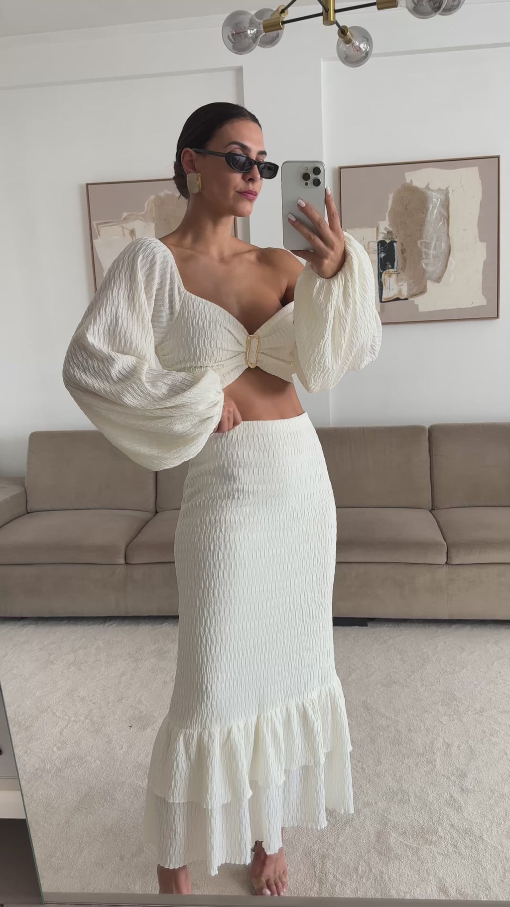 Ensemble beige pour bébé
