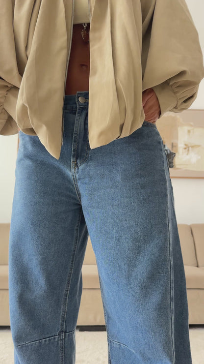 Spodnie jeansowe Balloon