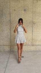 Vestido Padrão Bolas c/Forro Calção